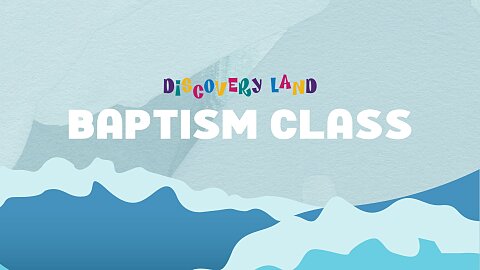 Elementary Student Baptism Class: Appleton