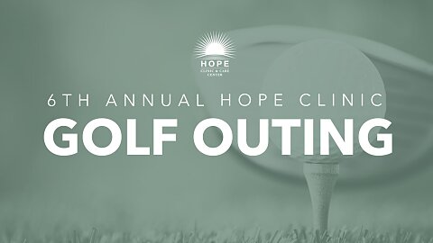 Hope Clinic Golf Outing