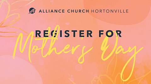 Hortonville: Register for Mother's Day!